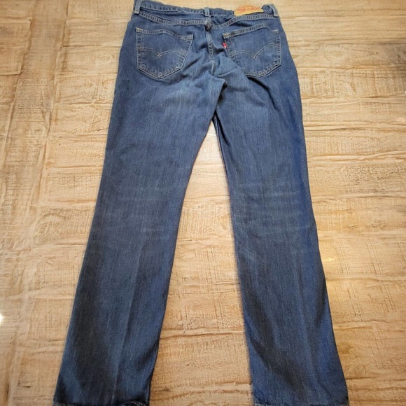 Levis 511 Mens Size 34x30 Zip Fly Denim Jeans Medium Wash - Picture 10 of 11